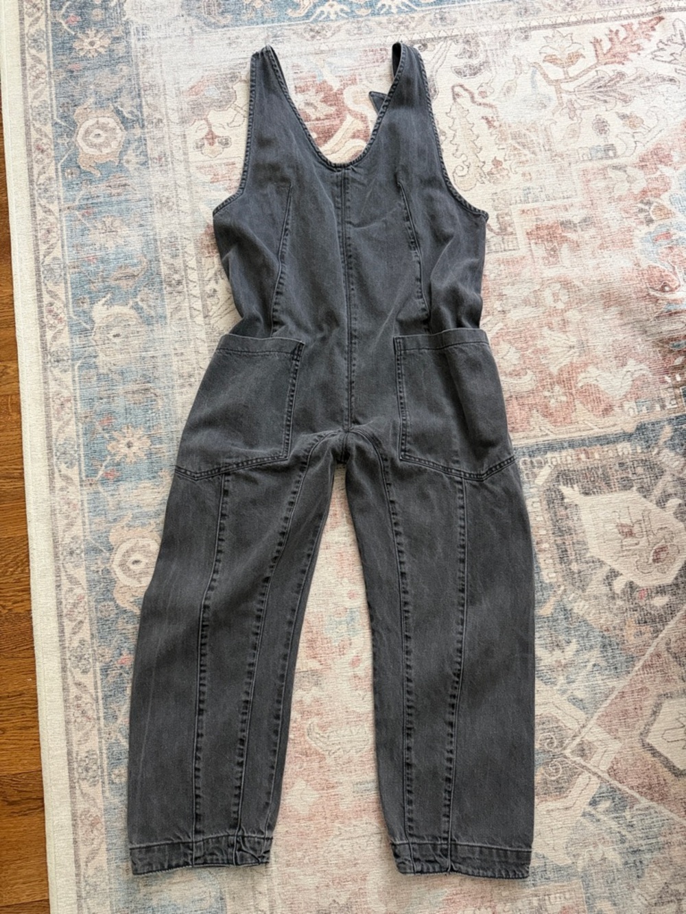 We The Free Charcoal Black Washed Jumpsuit